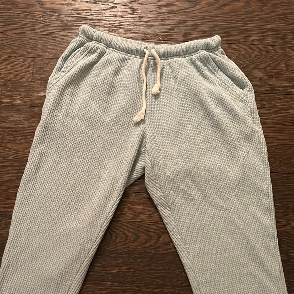 Aerie sweatpants greyish blue- never worn- drawstring